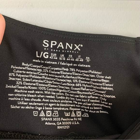 COPY - Spanx Women's Get Moving Skort Black Skirt High Rise Pockets Tennis Larg… - Picture 4 of 11